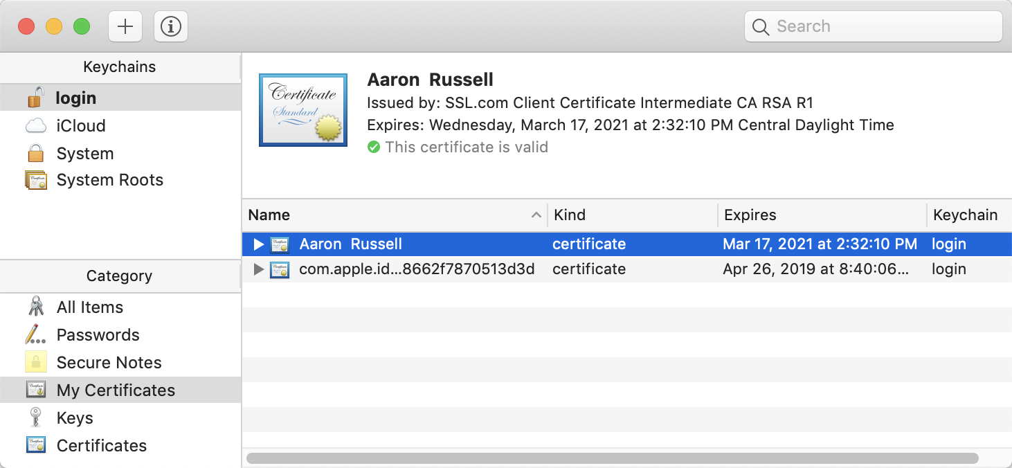 download the google mail certificate for mac