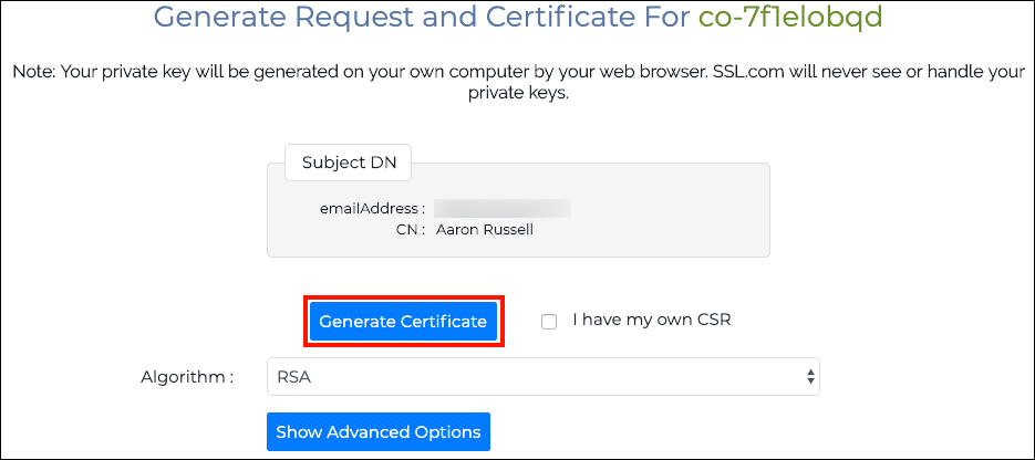 Tell Bully Oar How to Order and Install Personal Pro Email and ClientAuth Certificates -  SSL.com