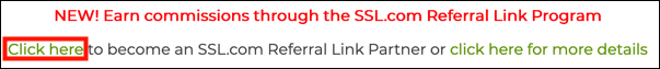 Link to referral program signup