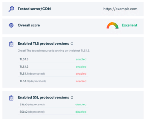 tls versions check